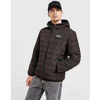 EA7 Emporio Armani Badge Baffle Jacket - Black - Mens