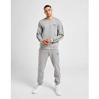 EA7 Emporio Armani Reflective Tape Crew Tracksuit - Grey - Mens