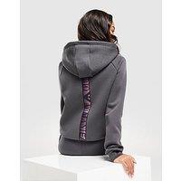 EA7 Emporio Armani Ventus Tape Full Zip Hoodie - Grey - Womens