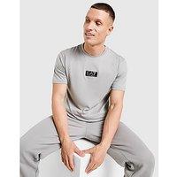 EA7 Emporio Armani Carbon Logo T-Shirt - Grey - Mens