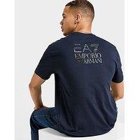 EA7 Emporio Armani Carbon Logo T-Shirt - Blue - Mens
