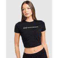 EA7 Baby Crop Top - Black - Womens