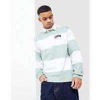 Champion State Of Play Long Sleeve Polo Shirt - Green - Mens