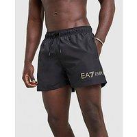 EA7 Emporio Armani Wrap Swim Shorts - Black - Mens