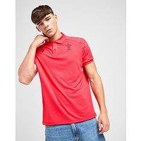 Macron Welsh Rugby Travel Polo Shirt - Red - Mens