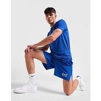 EA7 Emporio Armani Tennis Eagle Poly Shorts - Blue - Mens