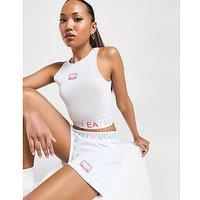 EA7 Emporio Armani Ventus Tape Tank Top - White - Womens