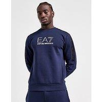 Emporio Armani EA7 Visibility Tape Crew Sweatshirt - Navy - Mens