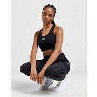 EA7 Emporio Armani Logo Sports Bra - Black - Womens