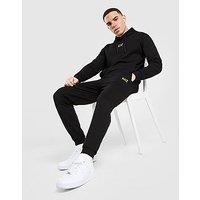 EA7 Emporio Armani Overhead Centre Logo Tracksuit - Black - Mens