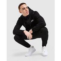 EA7 Emporio Armani Full Zip Hooded Tracksuit - Black - Mens