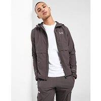 EA7 Emporio Armani VENTUS7 Full Zip Hoodie - Grey - Mens