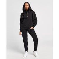 EA7 Emporio Armani Logo Placket Overhead Tracksuit - Black - Womens