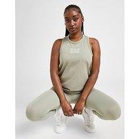 EA7 Emporio Armani Shine Logo Tank Top - Khaki - Womens