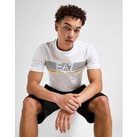 EA7 Emporio Armani Dot Graphic T-Shirt - White - Mens