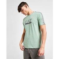 EA7 Emporio Armani Tape Logo T-Shirt - Green - Mens