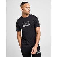EA7 Emporio Armani Tape Large Logo T-Shirt - Black - Mens