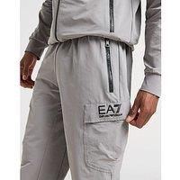 EA7 Emporio Armani Woven Tech Cargo Pants - Grey - Mens