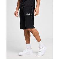EA7 Emporio Armani Tape Shorts - Black - Mens