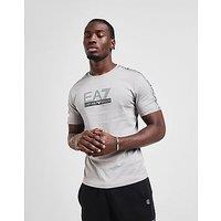 EA7 Emporio Armani Tape Large Logo T-Shirt - Grey - Mens