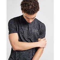 EA7 Emporio Armani Tech All Over Print T-Shirt - Black - Mens