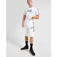 EA7 Emporio Armani Tape Shorts - White - Mens