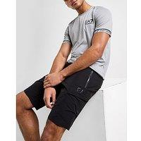 EA7 Emporio Armani Woven Tech Cargo Shorts - black - Mens