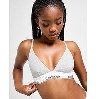 Calvin Klein Underwear Modern Cotton Triangle Bra - Grey - Womens