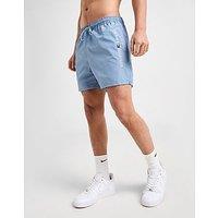 Tommy Hilfiger Side Logo Swim Shorts - Blue - Mens