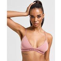 Calvin Klein Underwear Tonal Triangle Bra - Pink - Womens