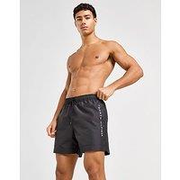 Tommy Hilfiger Side Logo Swim Shorts - Black - Mens