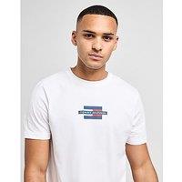 Tommy Hilfiger Strike Through Flag T-Shirt - White - Mens
