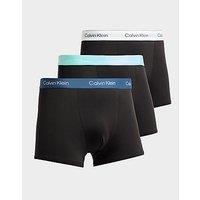 Calvin Klein Underwear 3-Pack Icon Relaxed Trunks - Black