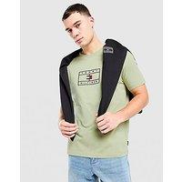 Tommy Hilfiger Large Logo T-Shirt - Green - Mens