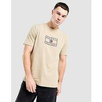 Tommy Hilfiger Large Logo T-Shirt - Brown - Mens