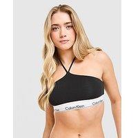 Calvin Klein Underwear Icon Cotton Halter Bralette - Black - Womens
