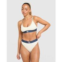 Calvin Klein Underwear Stripe Bralette - Yellow - Womens