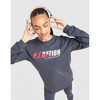 PE Nation Drill Long Sleeve Top - Blue - Womens