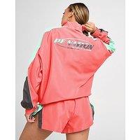 PE Nation Spray Woven Colour Block Jacket - Pink - Womens