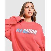 PE Nation Arena Crew Sweatshirt - Red - Womens