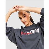 PE Nation Arena Crew Sweatshirt - Blue - Womens