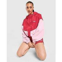 PE Nation Colour Block Woven Jacket - Red - Womens