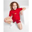 adidas Mickey Mouse 100 T-Shirt/Shorts Set Children - Red