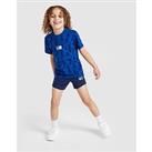 adidas Mickey Mouse 100 T-Shirt/Shorts Set Children - Blue