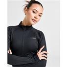 DAILYSZN Full Zip Fitted Top - Black - Womens