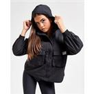 Emporio Armani EA7 Woven Pocket Full Zip Jacket - Black - Womens