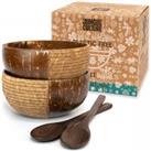 Eco-friendly Coconut Bowls & Spoons Set of 2