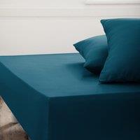 Cotton Satin Plain 300 Thread Count Fitted Sheet