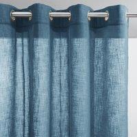 Nyong Linen-Effect Voile Curtain with Eyelets