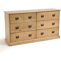 Lindley Solid Pine Chest of 6 Drawers
